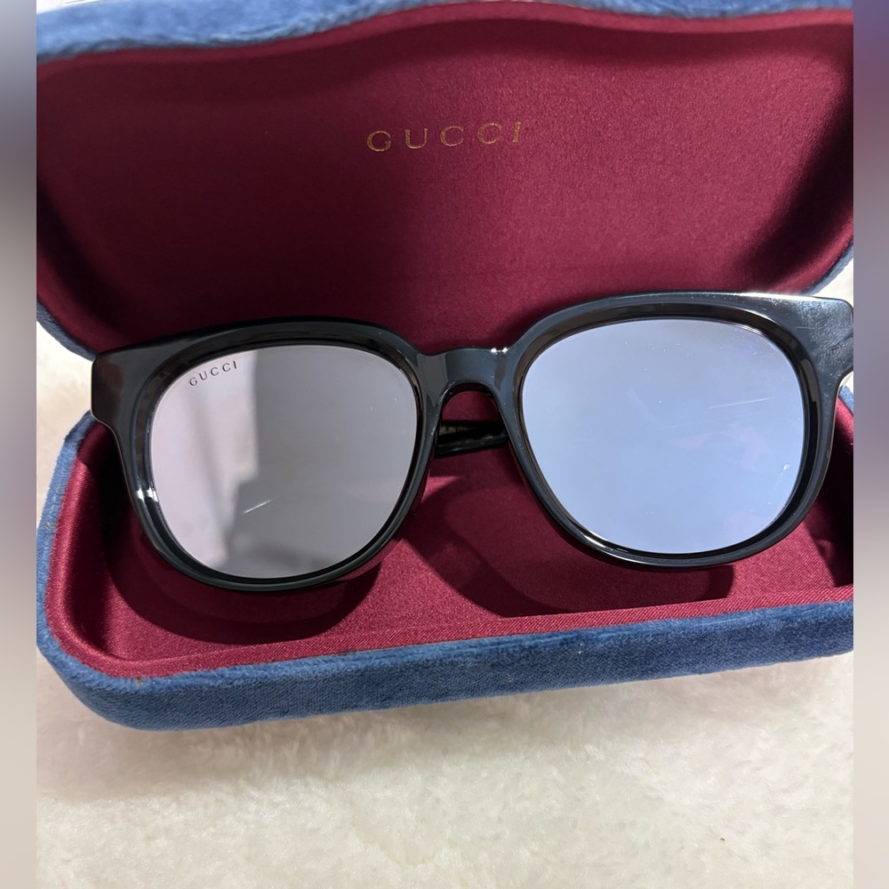 Authentic Gucci GG1237SA-002 Men’s mirrored sunglasses